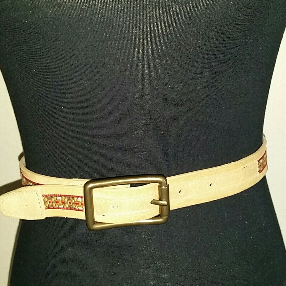 Express leather belt size small NWT