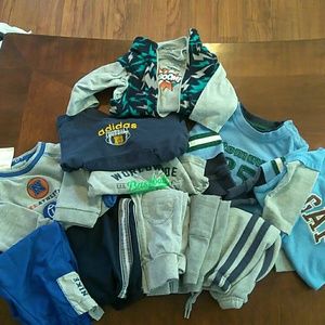 6-9 month boy outfits NIKE, GAP, ADIDAS. Mixed.adi