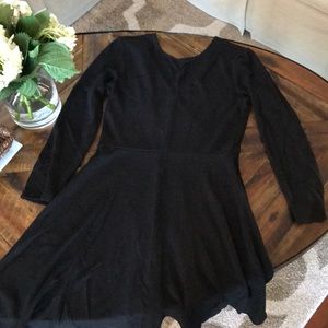 Lou & Gray Black interlock Crossback Dress XS