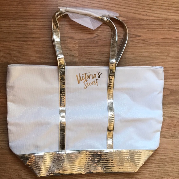 NWT Victoria’s Secret Sequin Tote - Picture 2 of 5