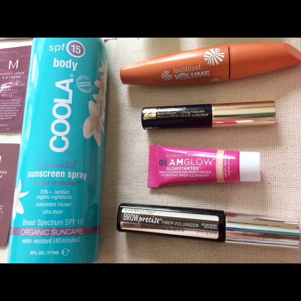 GlamGlow, Coola, Missha, Estée, Cover Girl+ Bundle
