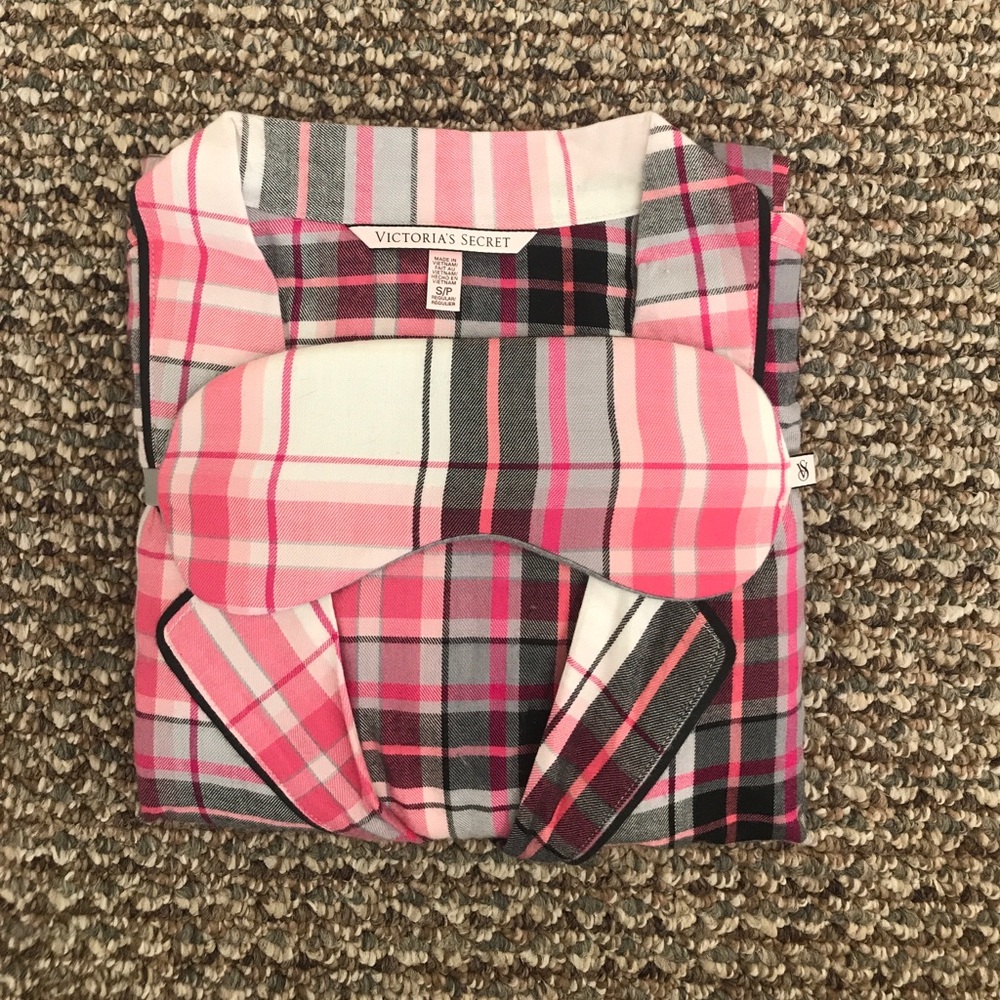 Victoria Secret Pajama Set with Eye Mask