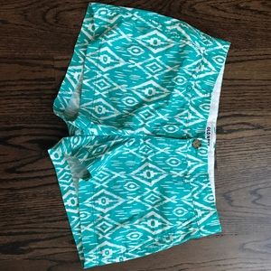 Tribal printed shorts (old navy)