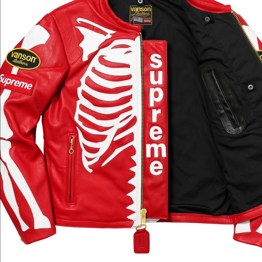 Supreme vanson leather