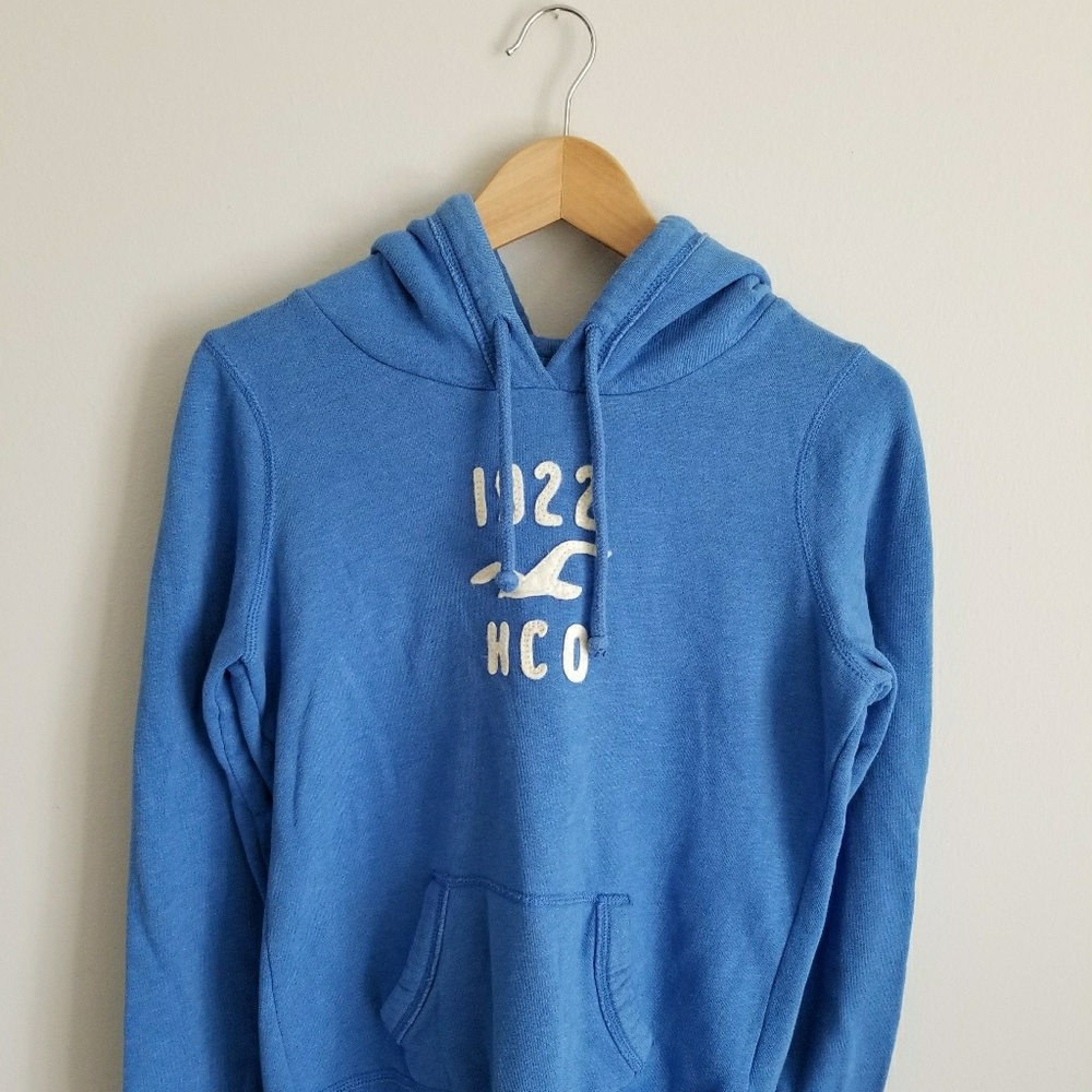 Hollister blue hoodie