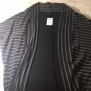 Black and white stripped cardigan