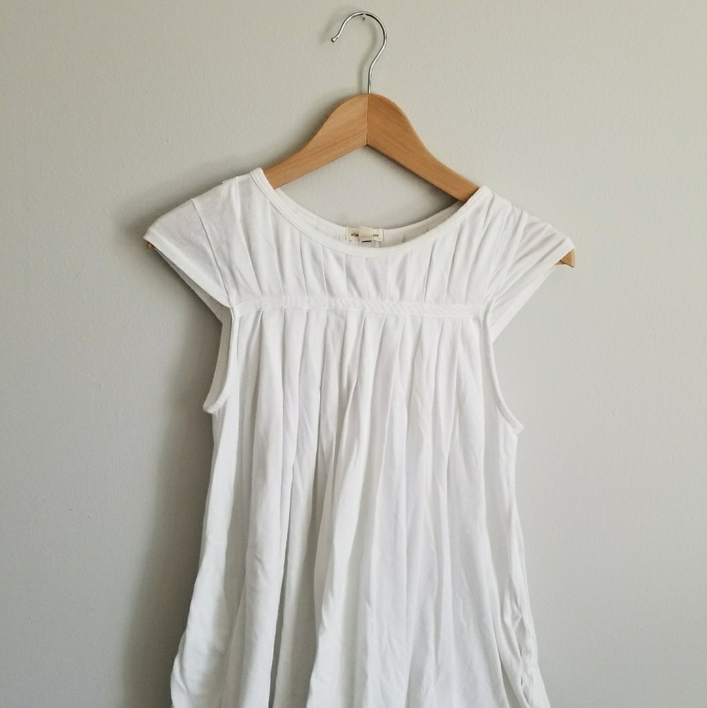 White casual mini dress