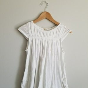 White casual mini dress