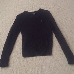 Ralph Lauren Navy blue v neck sweater