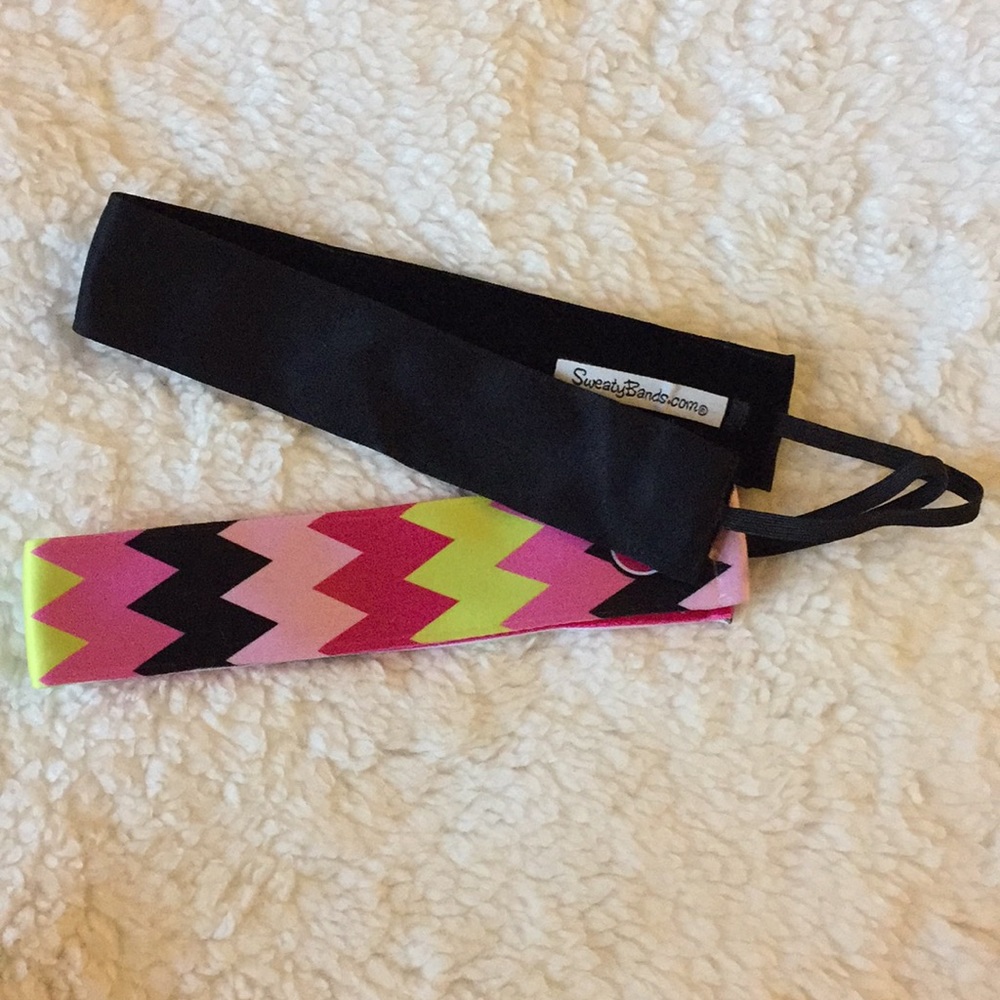 Two Pack of Thick Sweaty Bands Headbands