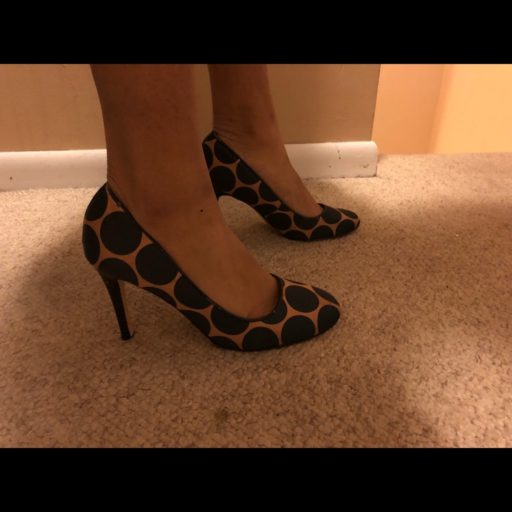 Lela Rose Polka dot pumps