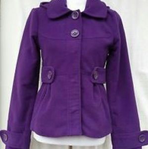 Jack by BB Dakota Purple Warm Coat.
