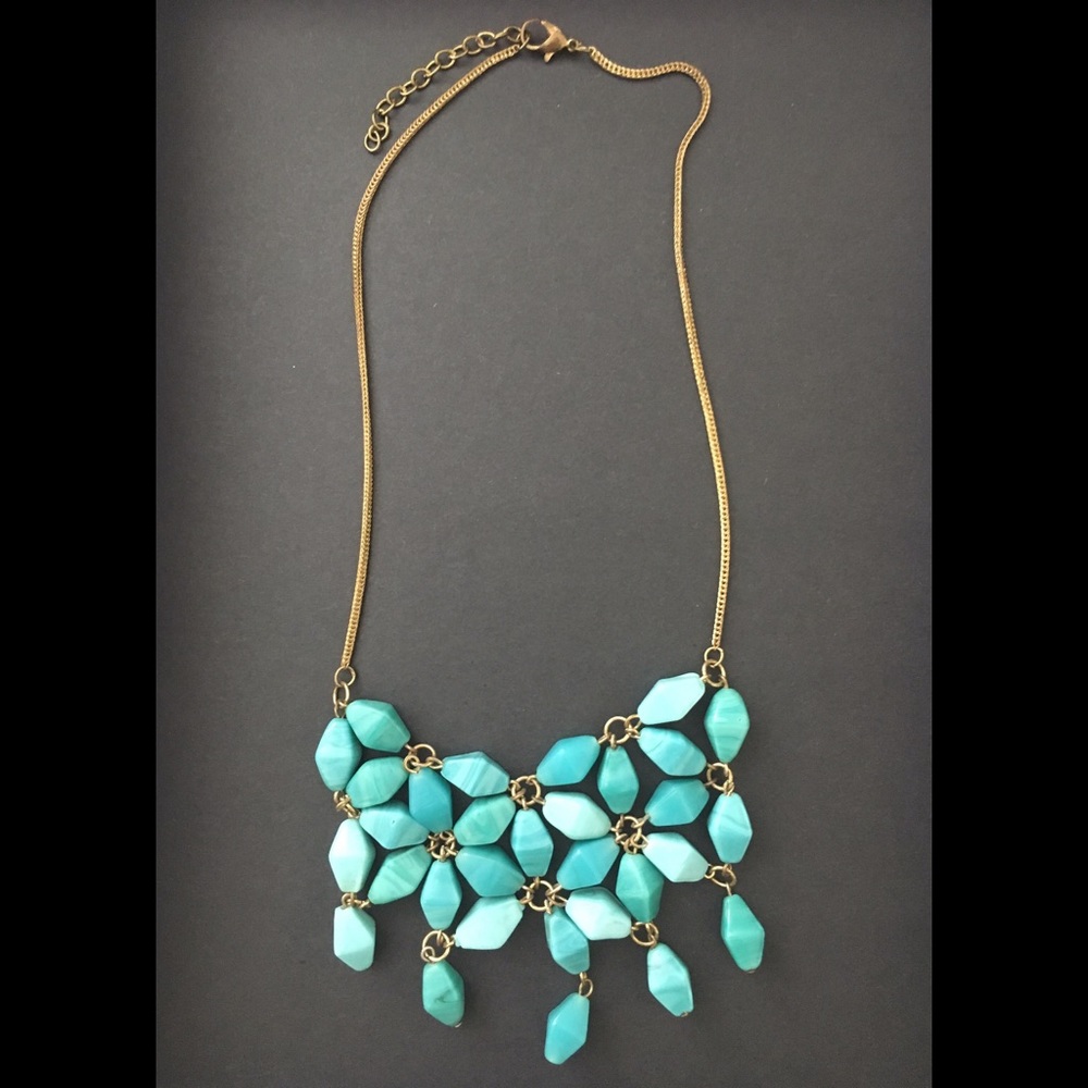 Turquoise & Gold Necklace