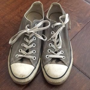 Gray Low Top Converse