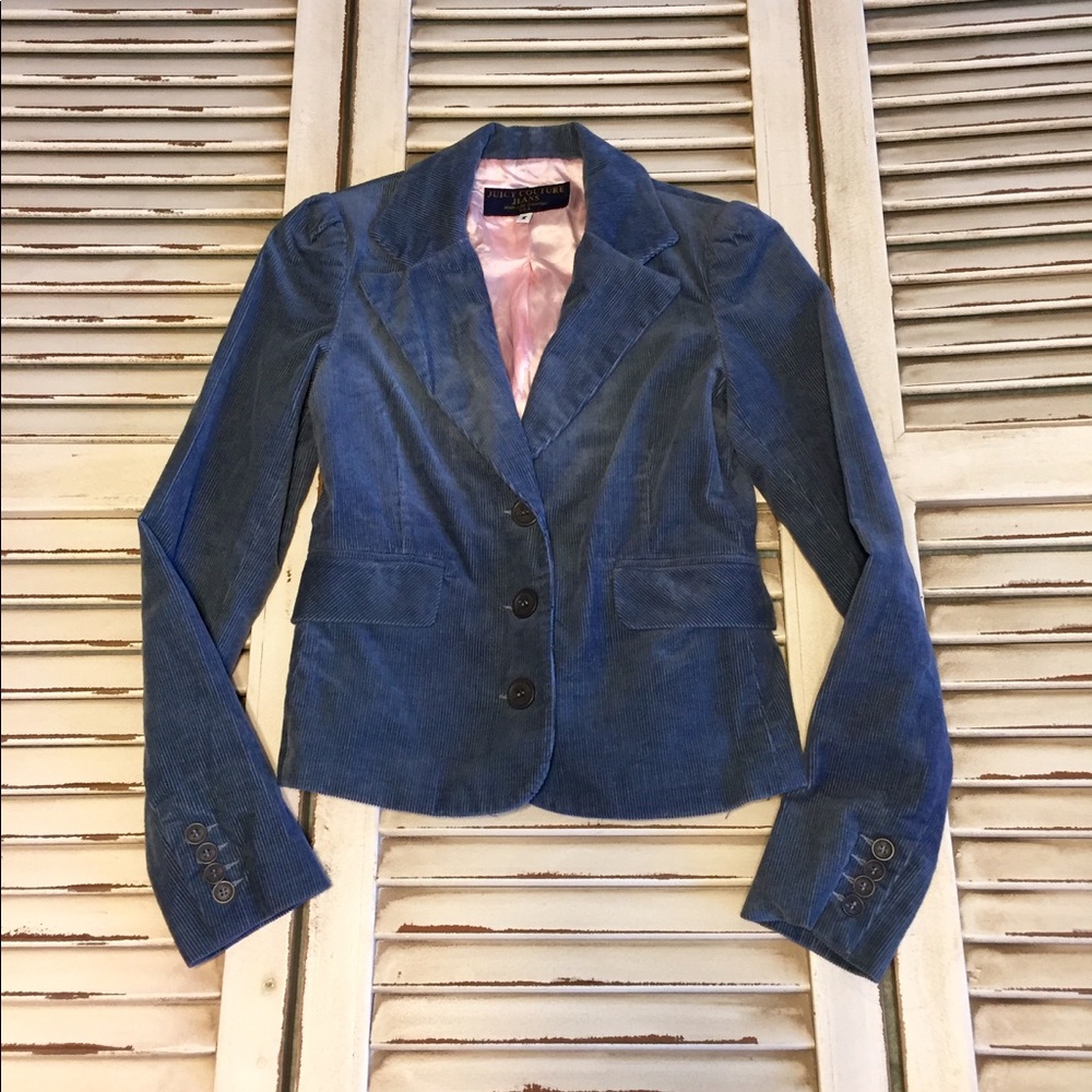 🚨CLEARANCE! Juicy Couture Blue Corduroy Jacket