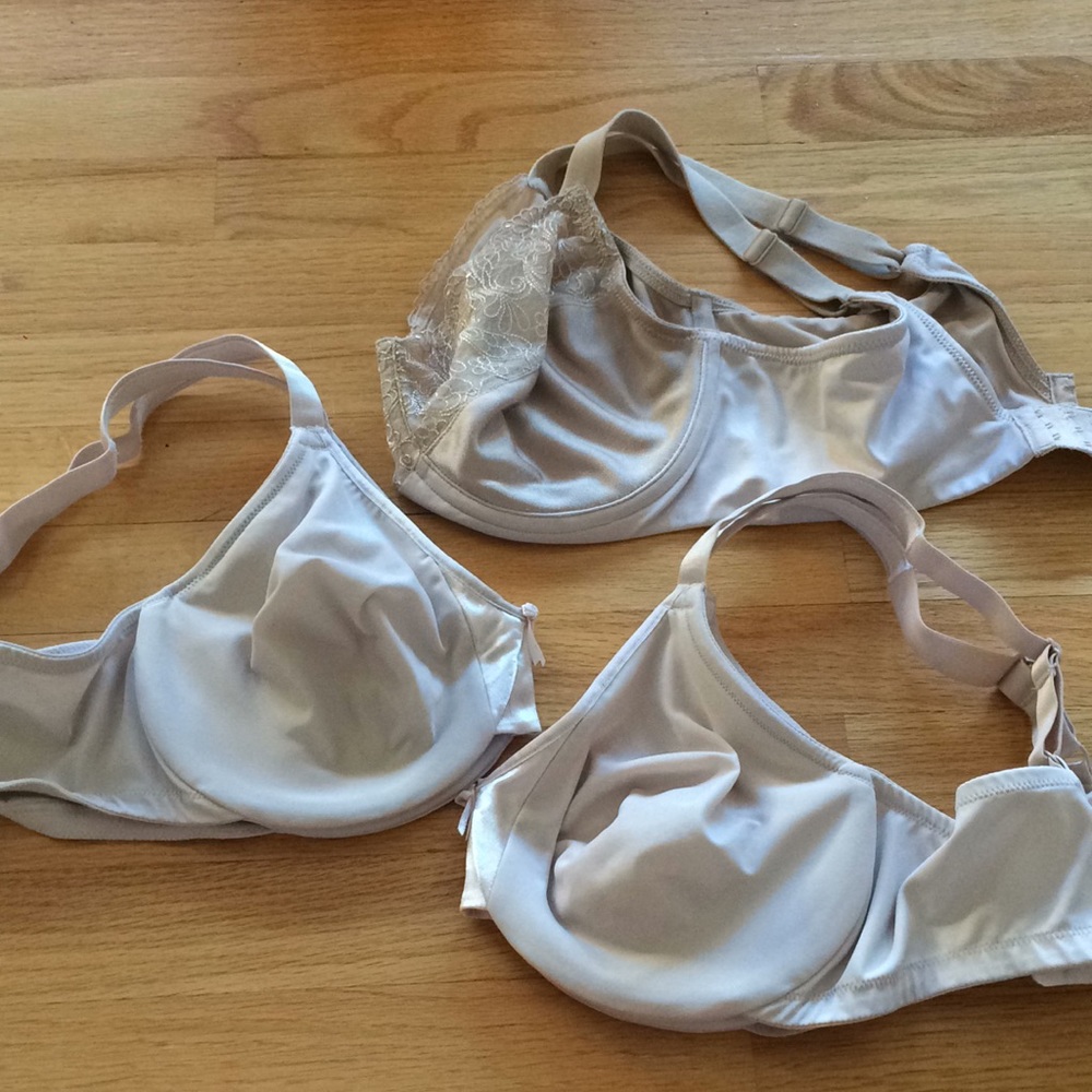 3 Bali Bras Size 38D