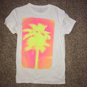 palm tree graphic tee