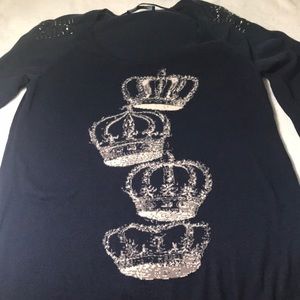 Rock & Republic navy sweater