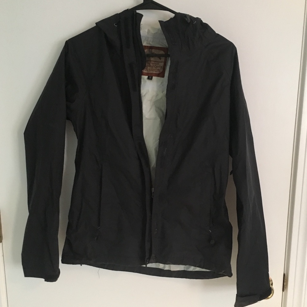 Black Women’s Rain Jacket