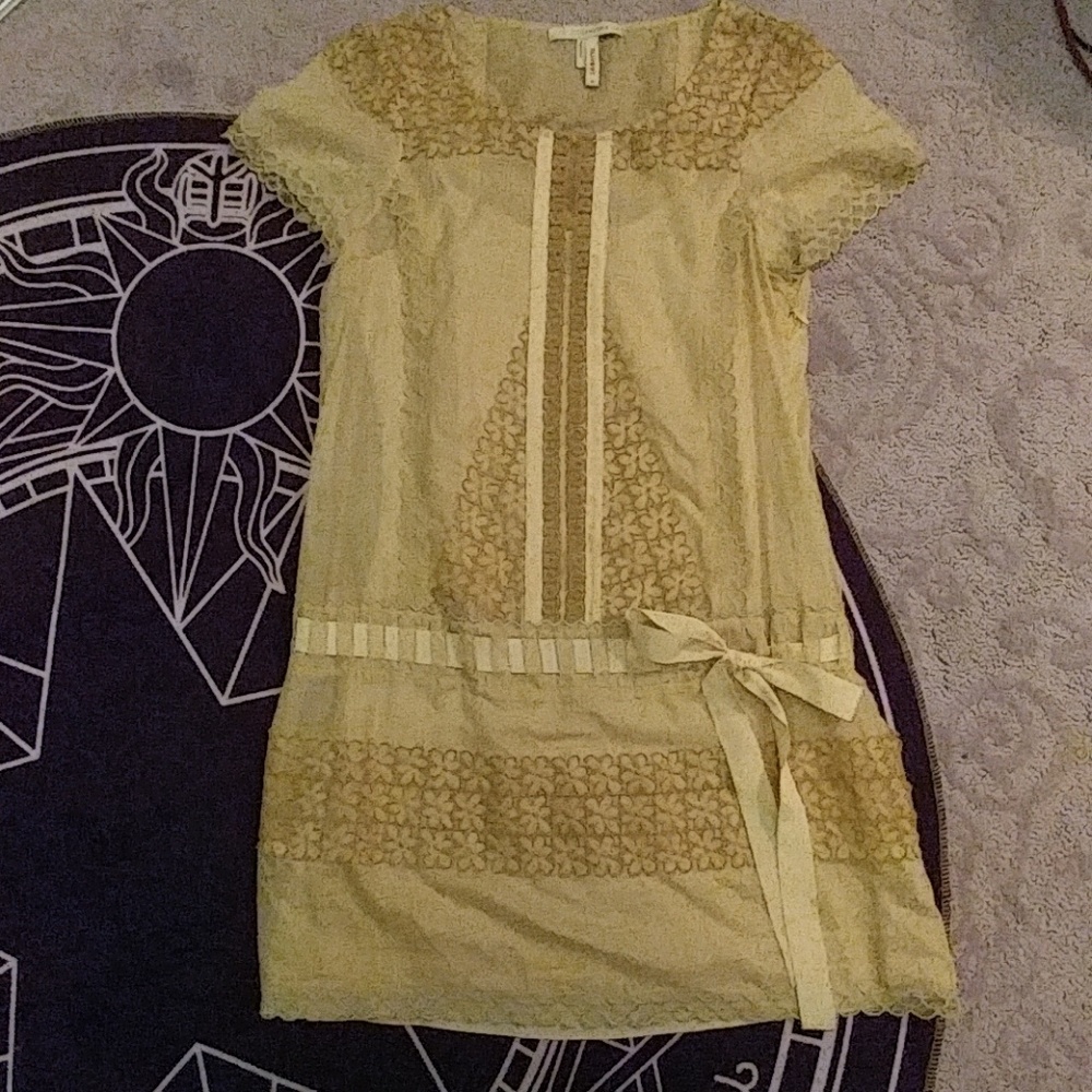 BCBGMaxazria Runway Dress Lace XS