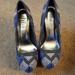 Multi color high heels