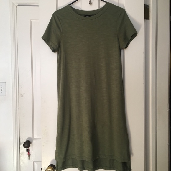 Olive green Target Mossimo T-shirt Dress - Picture 2 of 4