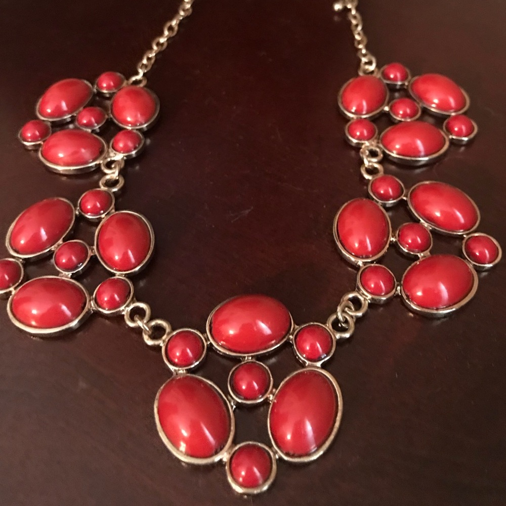 Red Gameday Necklace!