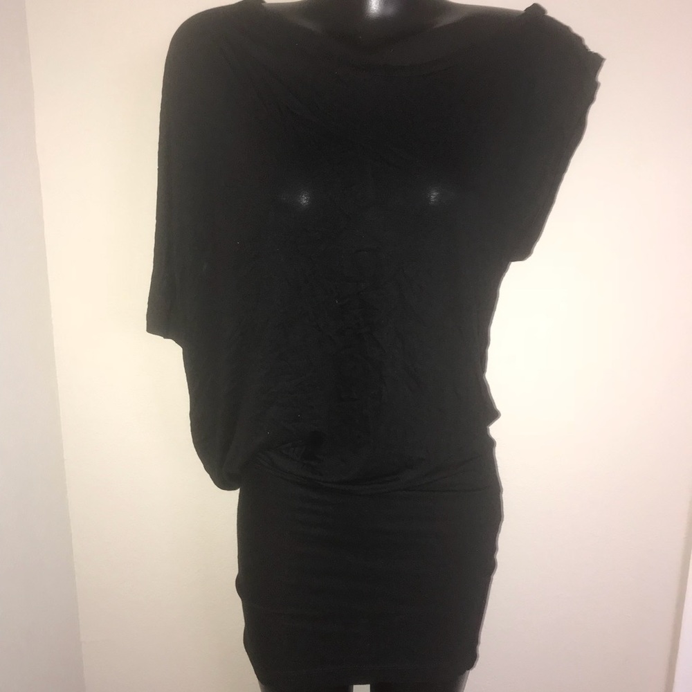 Lush One Wing Black Dress 👗- Small