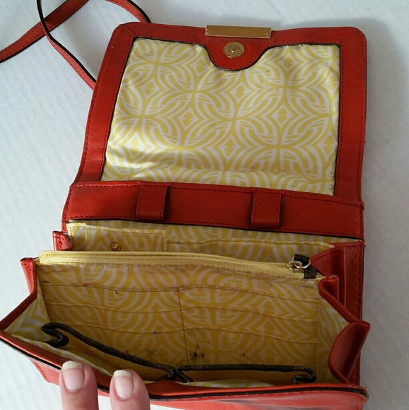 Antonio Melani Burnt Orange Genuine Leather Small - Picture 6 of 8