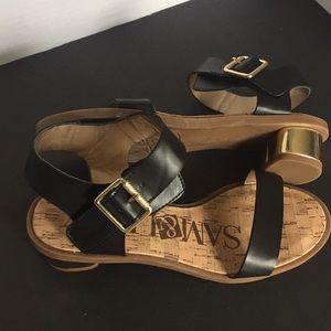 Sam & Libby Sandals, Block Heel