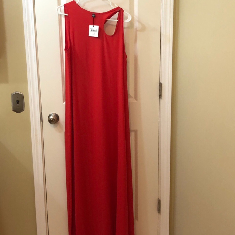 Opening ceremony, size 6, red/orange maxi dress