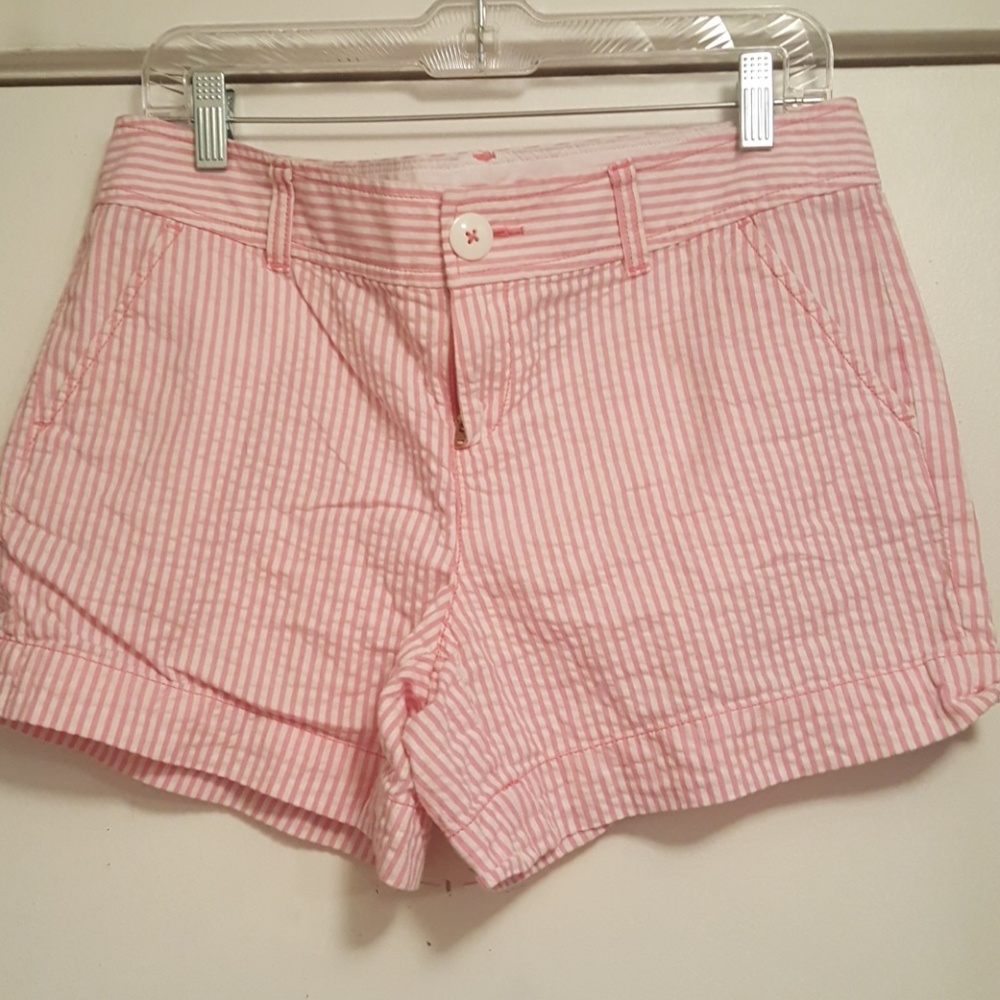 Lilly Pulitzer Callahan Shorts - Seersucker Size 8