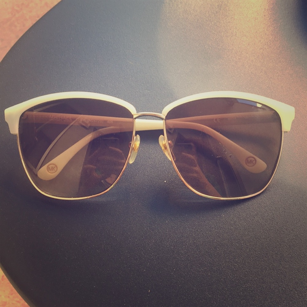 Michael Kors Griffin sunglasses in pale blue