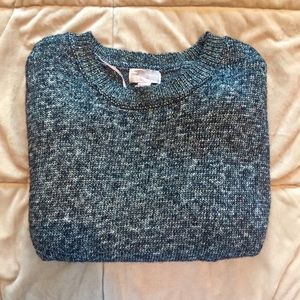 Metallic Black and Silver Sweater