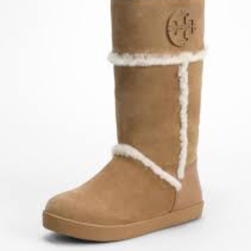 Authentic Tory Burch Amelie Shearling boots