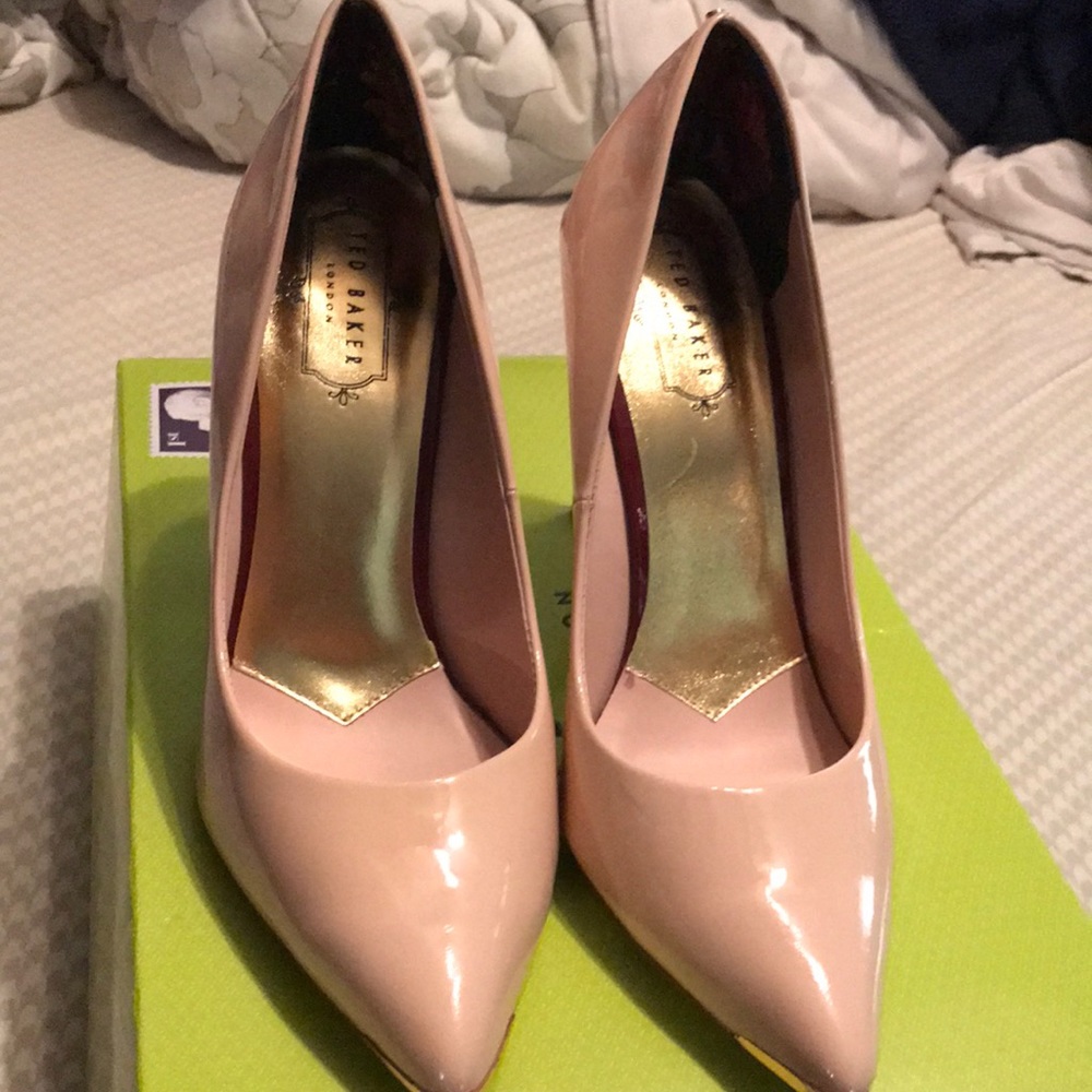 Pink & gold Ted Baker heels