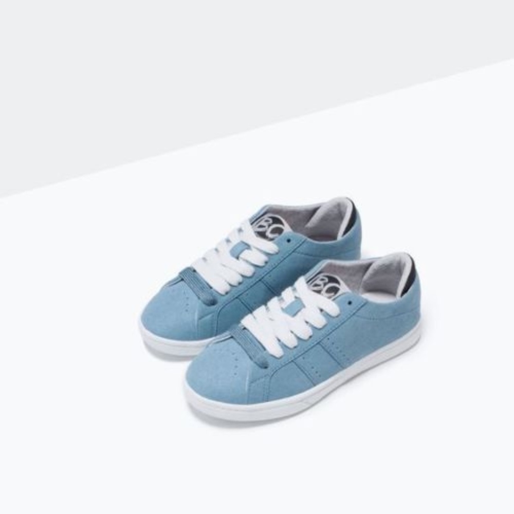 Zara Boys Collection Faux Suede Sneakers NWT