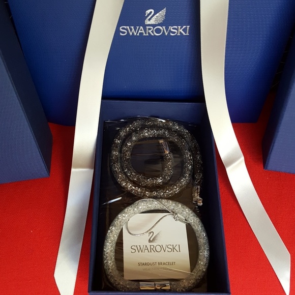 Swarovski Jewelry - SWAROVSKI CRYSTAL STARDUST BRACELET CHOKER 2PC SET