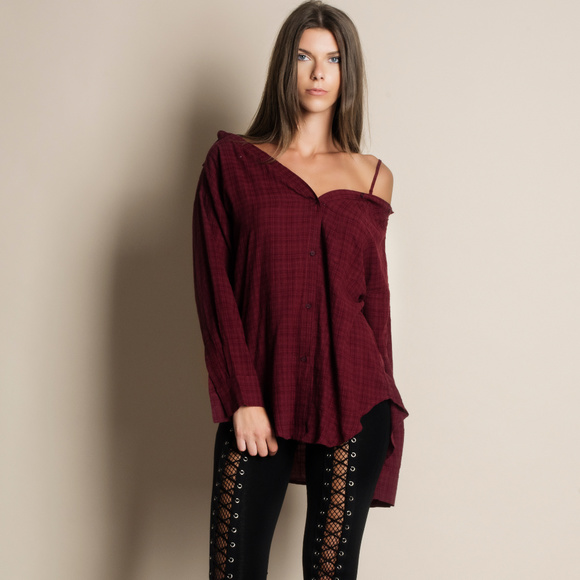 Multiway Plaid Shirt - Picture 4 of 7