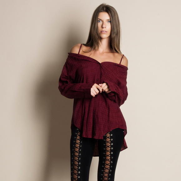 Multiway Plaid Shirt - Picture 3 of 7