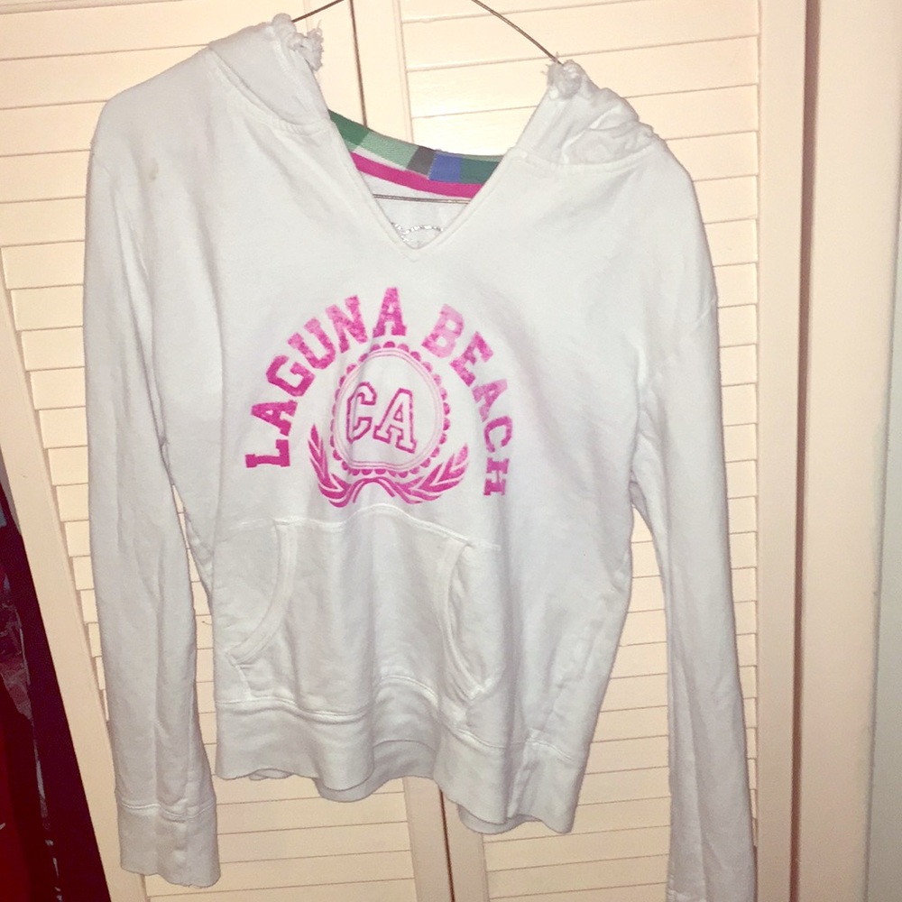 Large white Rue 21 hoodie