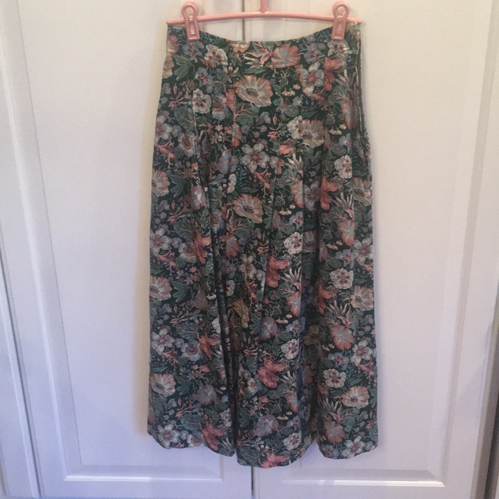 Vintage Cacharel high waisted floral skirt