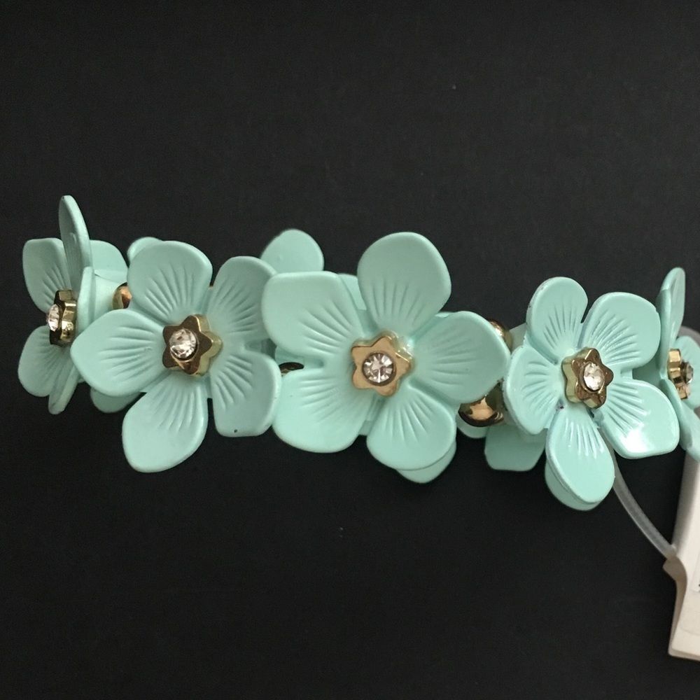 Blue Flower Bracelet