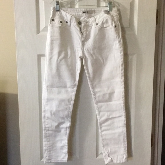 White Levi Jeans - Picture 7 of 8