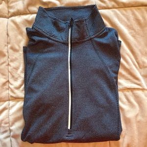 Stripe Zip Workout Jacket
