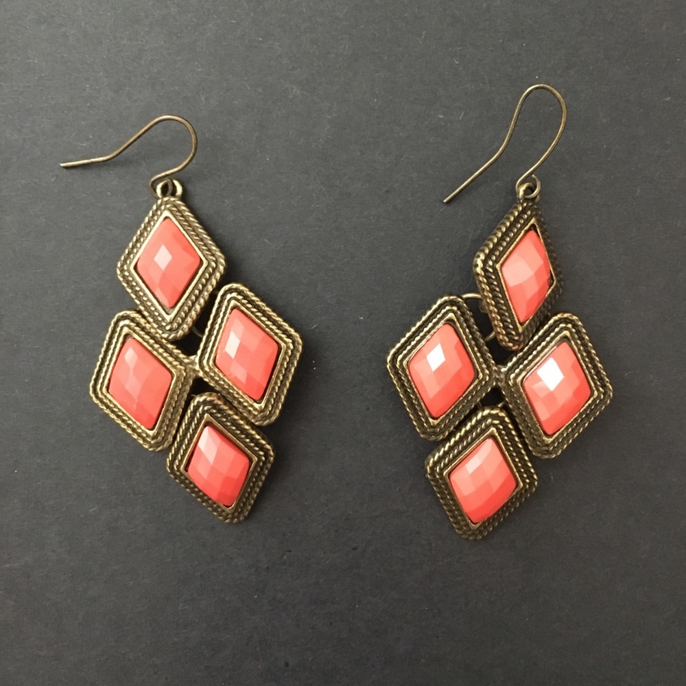 Coral Earrings