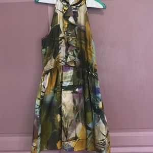 Sleeveless silk dress
