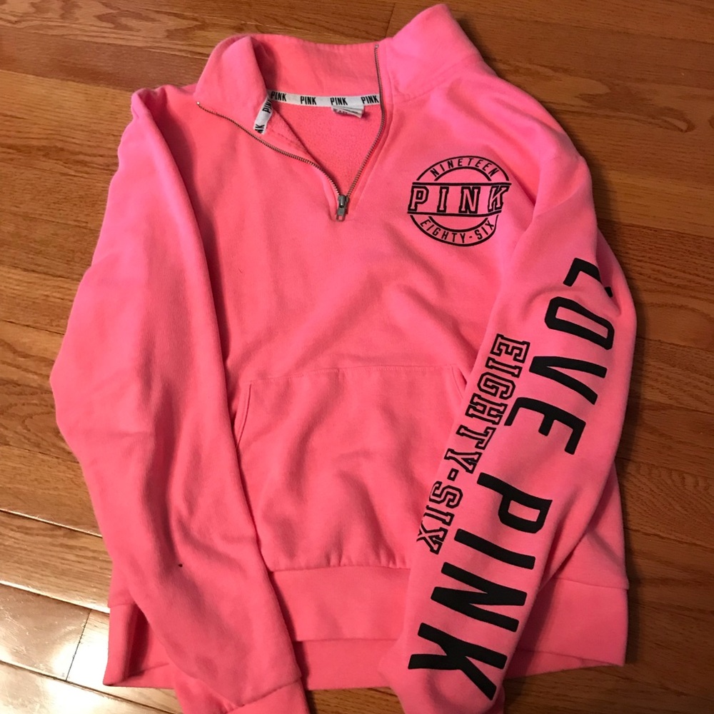 VS Pink zip up hoodie