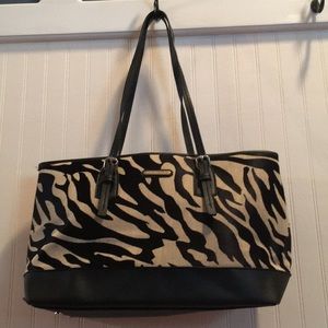 Dana Buchman Zebra Print Handbag