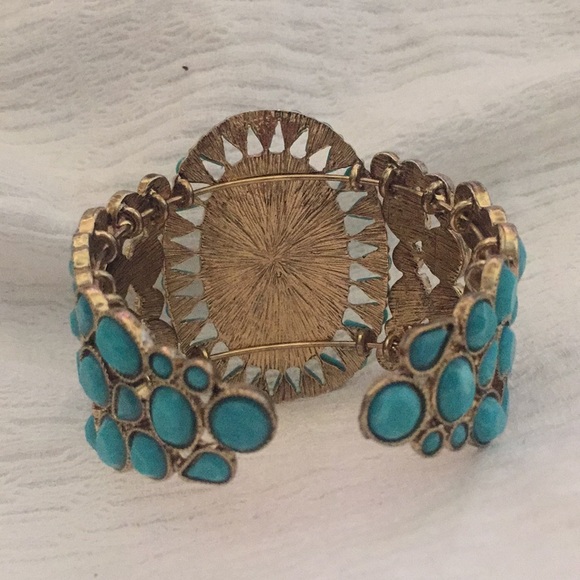 Blue and gold emblem bracelet - Picture 3 of 3